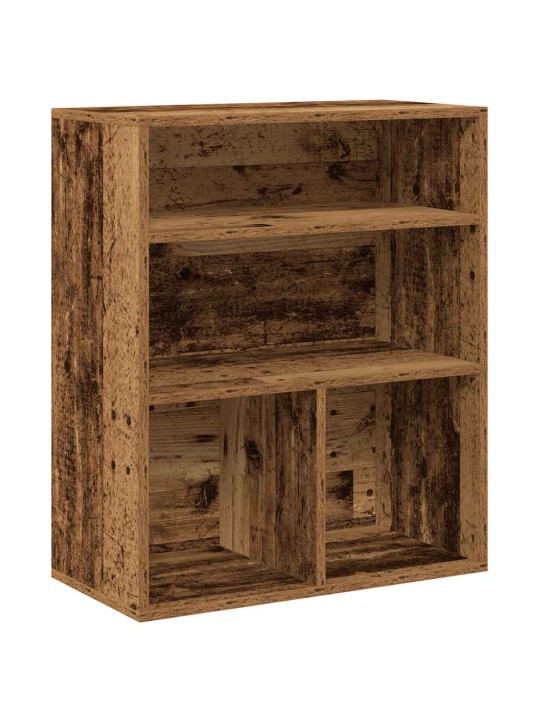 Kirjahylly vanha puu 60x30x71,5 cm lastulevy