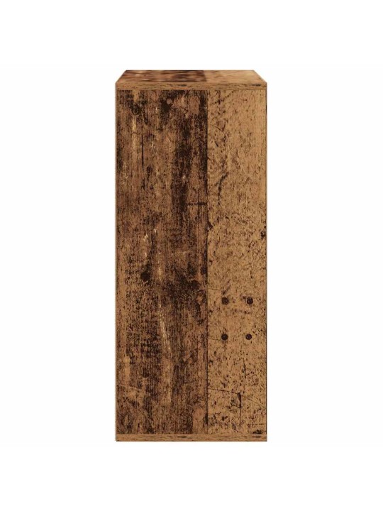 Kirjahylly vanha puu 60x30x71,5 cm lastulevy