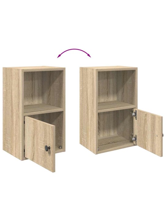 Kirjahylly sonoma oak 31x24x52 cm engineered wood