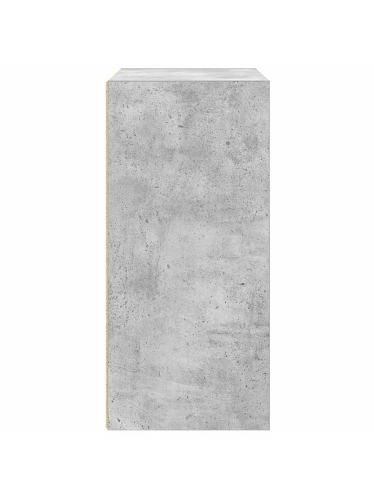 Kirjahylly betoninharmaa 31x24x52 cm tekninen puu