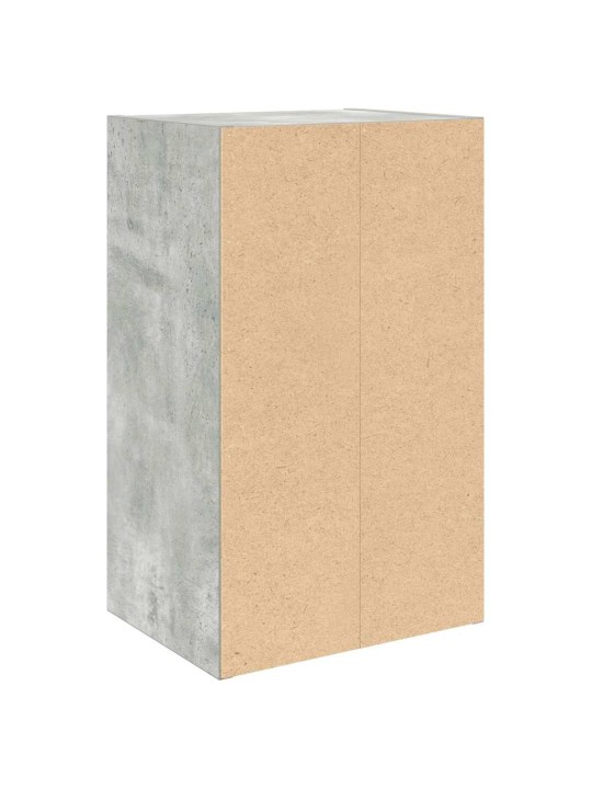 Kirjahylly betoninharmaa 31x24x52 cm tekninen puu