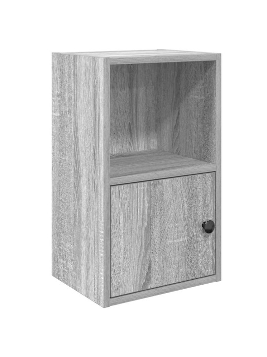 Kirjahylly harmaa sonoma 31x24x52 cm tekninen puu