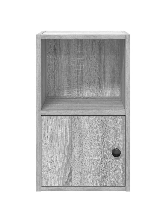 Kirjahylly harmaa sonoma 31x24x52 cm tekninen puu