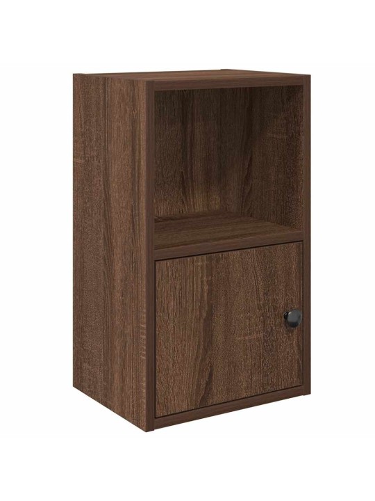 Kirjahylly ruskea tammi 31x24x52 cm tekninen puu