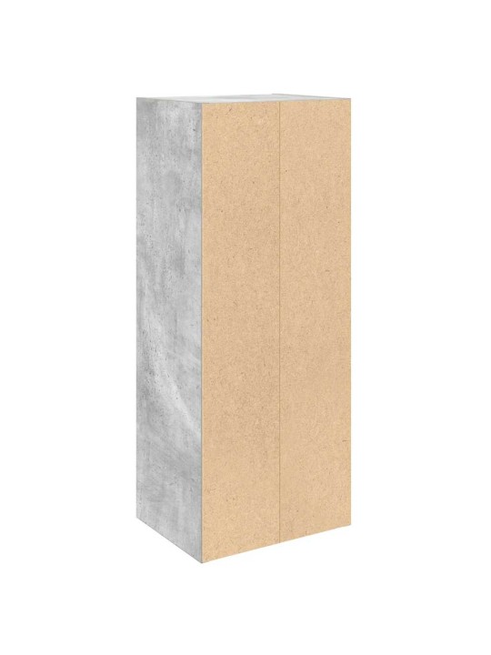 Kirjahylly betoninharmaa 31x24x77 cm tekninen puu