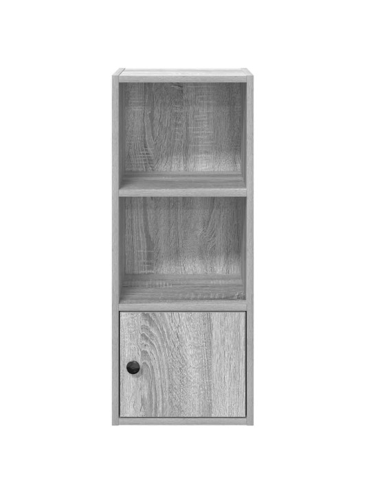 Kirjahylly harmaa sonoma 31x24x77 cm tekninen puu