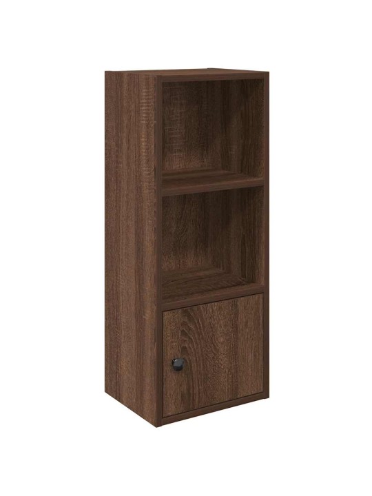 Kirjahylly ruskea tammi 31x24x77 cm tekninen puu