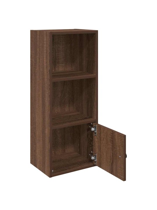 Kirjahylly ruskea tammi 31x24x77 cm tekninen puu