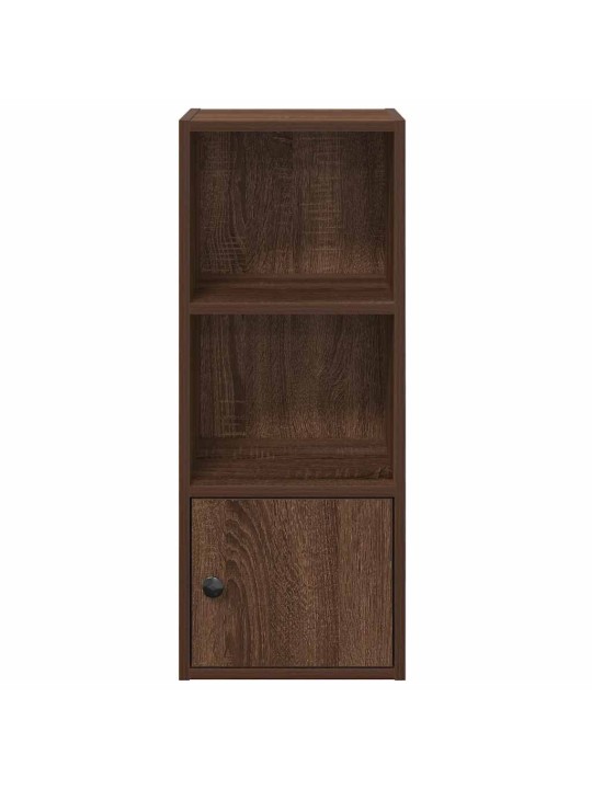 Kirjahylly ruskea tammi 31x24x77 cm tekninen puu