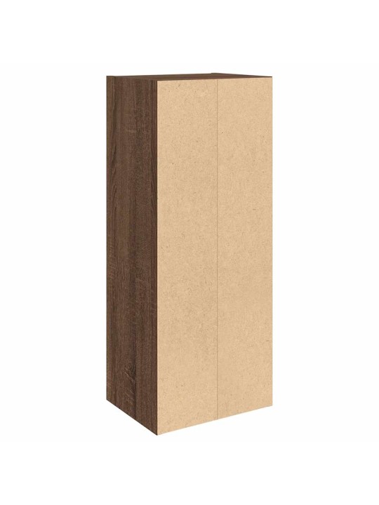 Kirjahylly ruskea tammi 31x24x77 cm tekninen puu