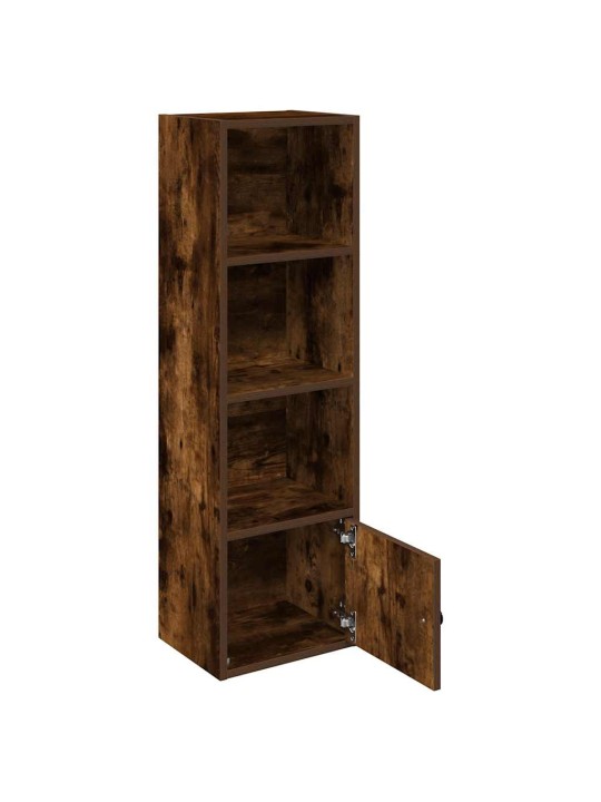 Kirjahylly savutammi 31x24x102 cm tekninen puu