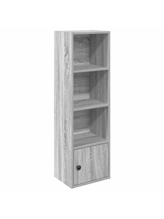 Kirjahylly harmaa sonoma 31x24x102 cm tekninen puu