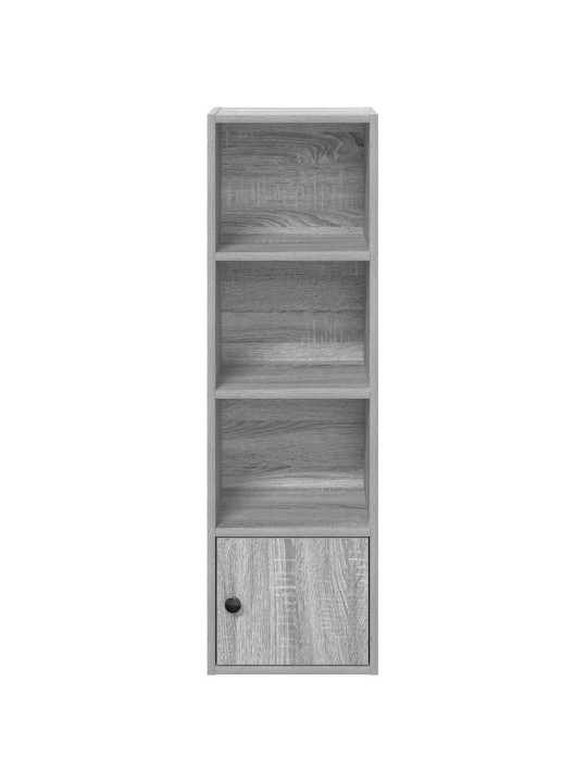 Kirjahylly harmaa sonoma 31x24x102 cm tekninen puu