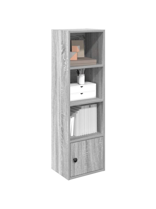 Kirjahylly harmaa sonoma 31x24x102 cm tekninen puu