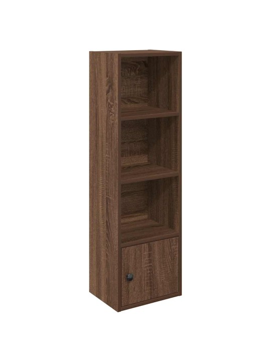 Kirjahylly ruskea tammi 31x24x102 cm tekninen puu