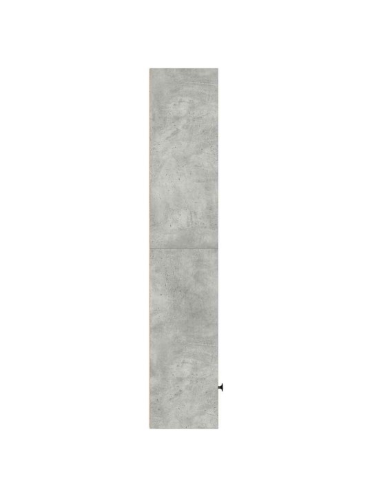 Kirjahylly betoninharmaa 31x24x127 cm tekninen puu
