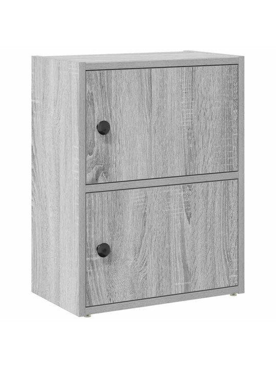 Kirjahylly harmaa sonoma 40x24x52 cm tekninen puu