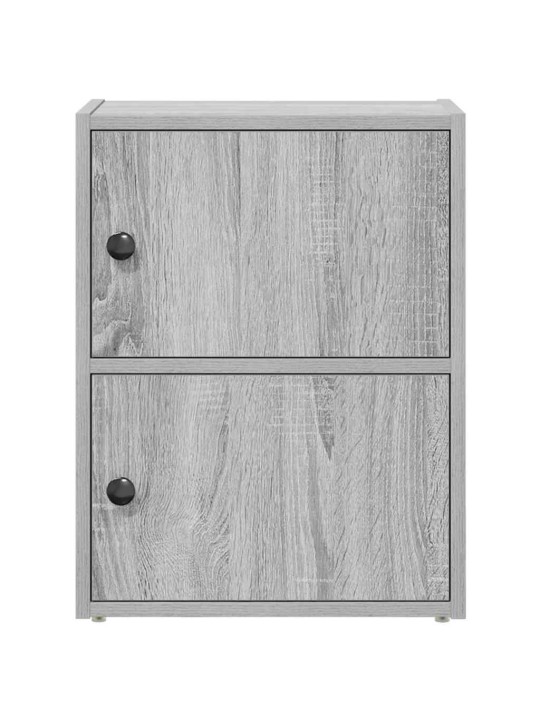 Kirjahylly harmaa sonoma 40x24x52 cm tekninen puu