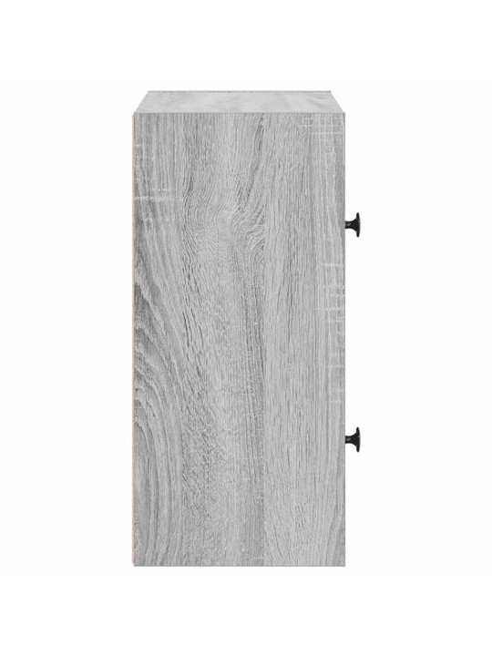 Kirjahylly harmaa sonoma 40x24x52 cm tekninen puu
