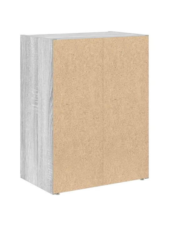 Kirjahylly harmaa sonoma 40x24x52 cm tekninen puu