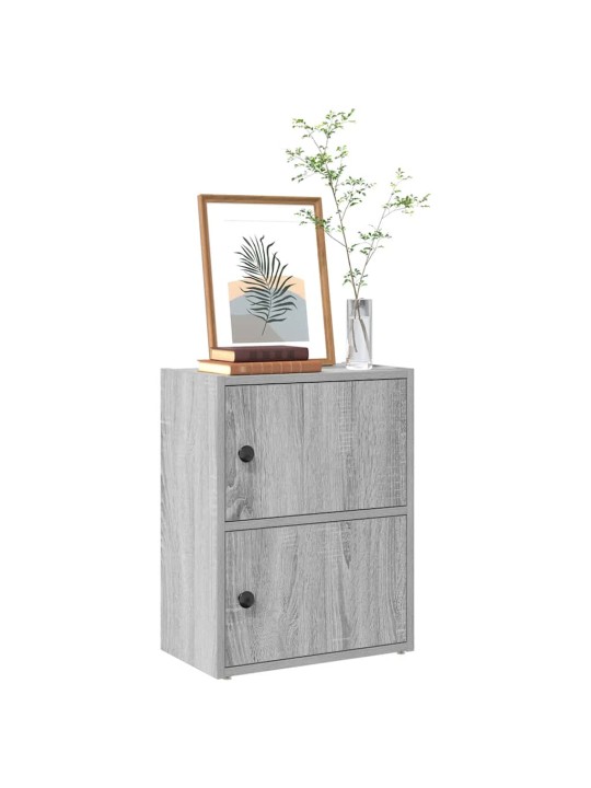 Kirjahylly harmaa sonoma 40x24x52 cm tekninen puu