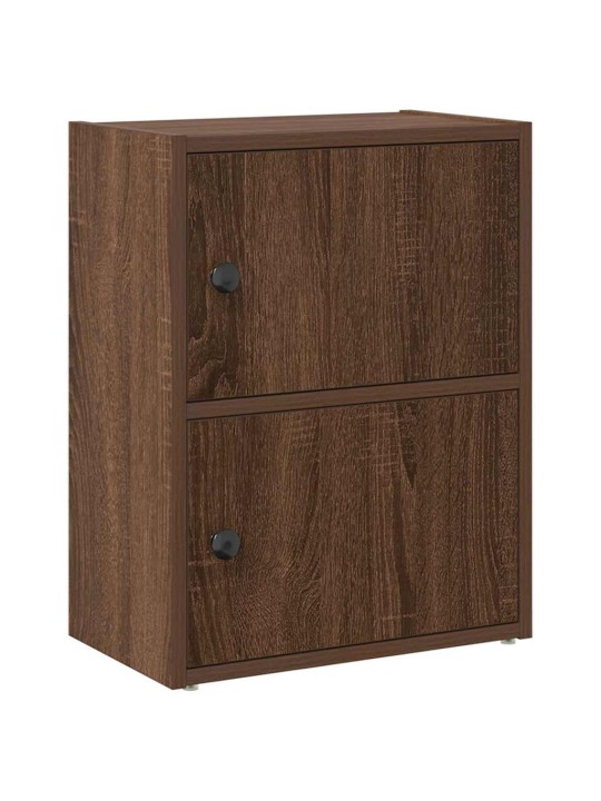 Kirjahylly ruskea tammi 40x24x52 cm tekninen puu