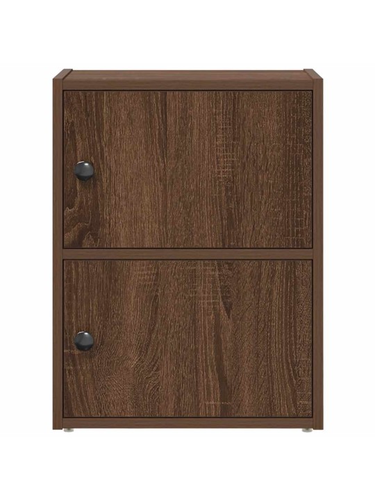 Kirjahylly ruskea tammi 40x24x52 cm tekninen puu