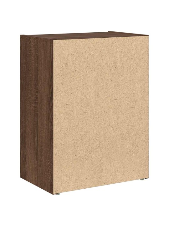 Kirjahylly ruskea tammi 40x24x52 cm tekninen puu