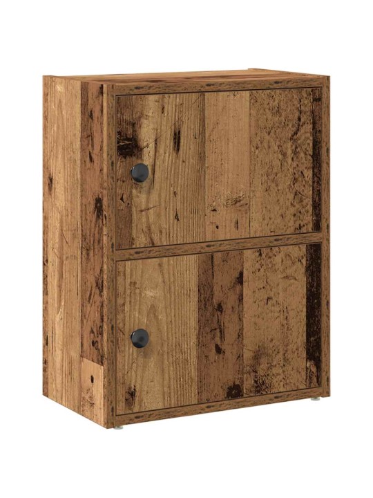 Kirjahylly vanha puu 40x24x52 cm tekninen puu
