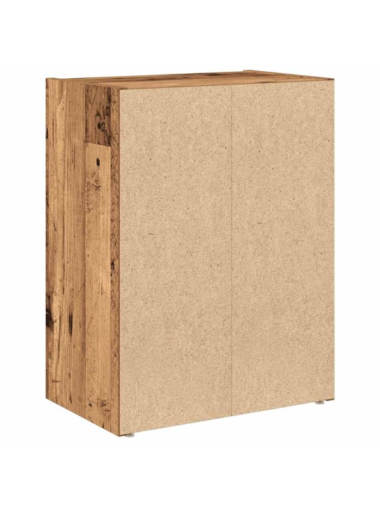 Kirjahylly vanha puu 40x24x52 cm tekninen puu