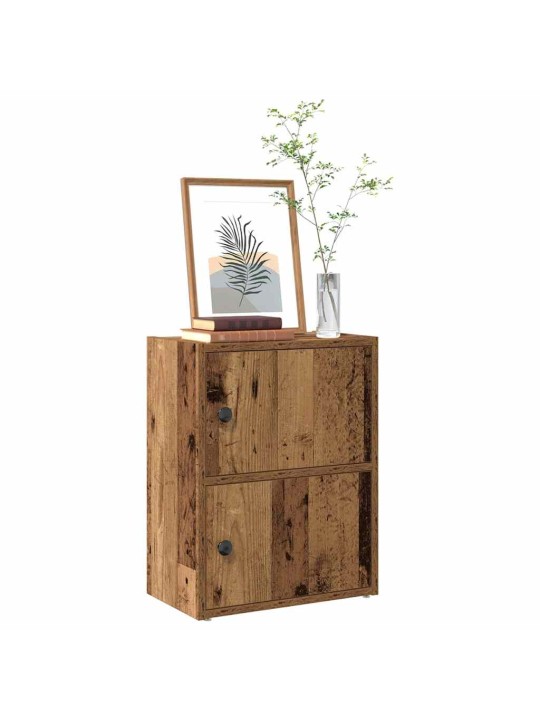Kirjahylly vanha puu 40x24x52 cm tekninen puu