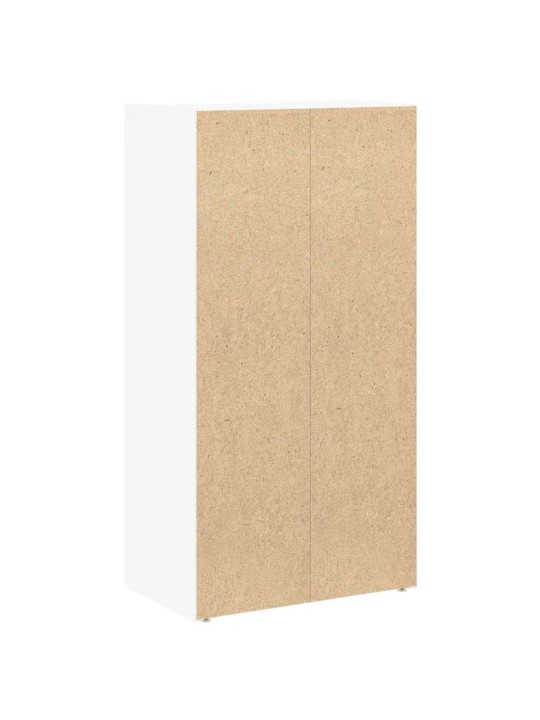 Kirjahylly valkoinen 40x24x77 cm tekninen puu