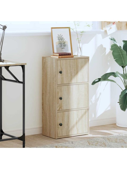 Kirjahylly sonoma-tammi 40x24x77 cm tekninen puu
