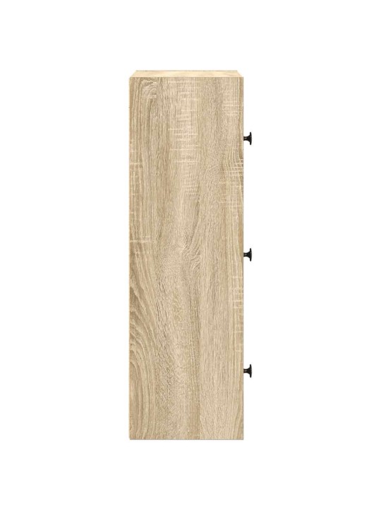 Kirjahylly sonoma-tammi 40x24x77 cm tekninen puu