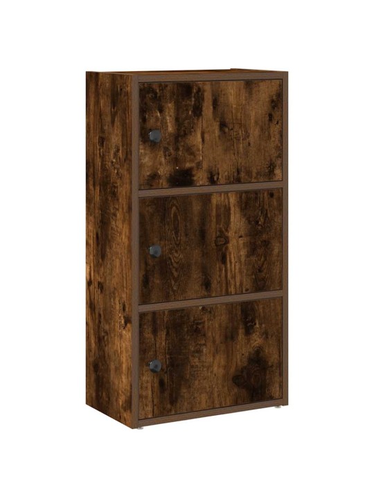 Kirjahylly savutammi 40x24x77 cm tekninen puu