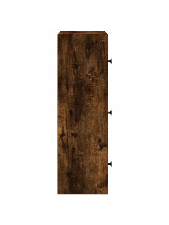 Kirjahylly savutammi 40x24x77 cm tekninen puu