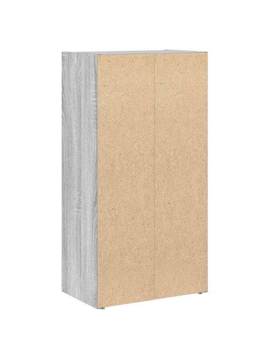 Kirjahylly harmaa sonoma 40x24x77 cm tekninen puu