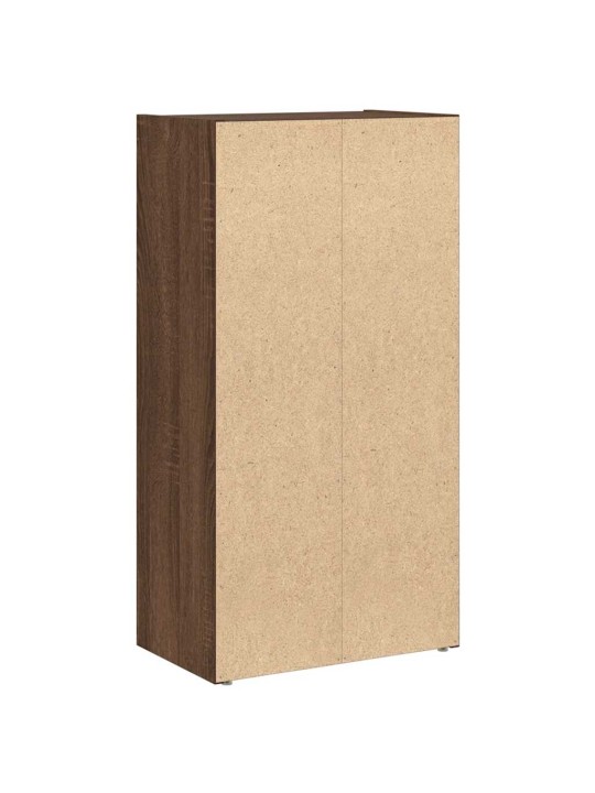 Kirjahylly ruskea tammi 40x24x77 cm tekninen puu