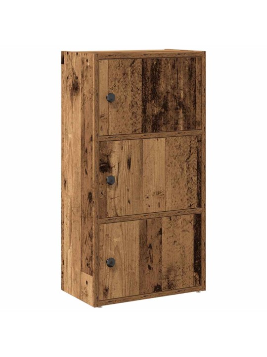 Kirjahylly vanha puu 40x24x77 cm tekninen puu
