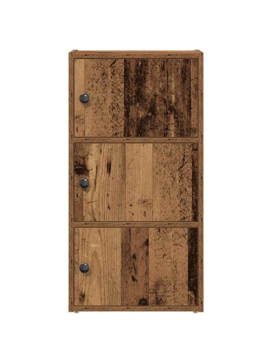 Kirjahylly vanha puu 40x24x77 cm tekninen puu