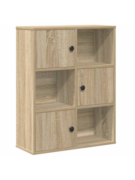 Kirjahylly sonoma oak 60x24x76,5 cm engineered wood
