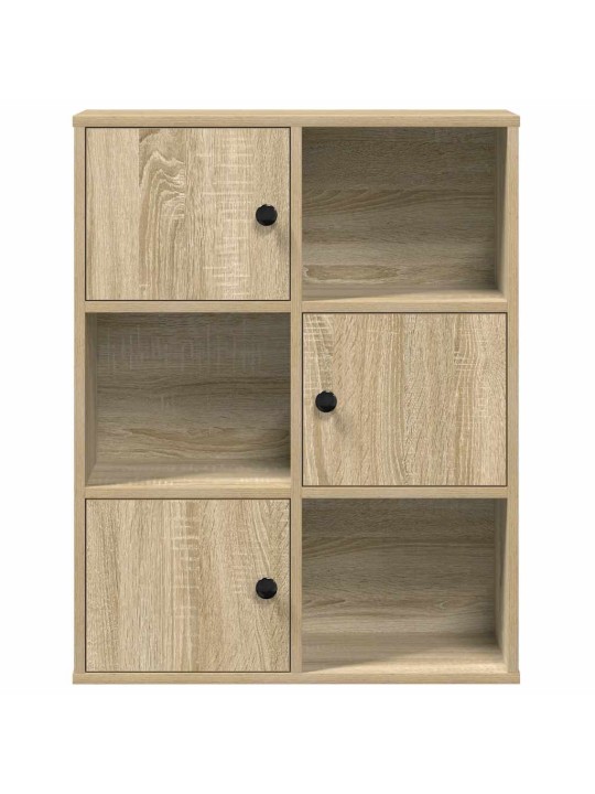 Kirjahylly sonoma oak 60x24x76,5 cm engineered wood