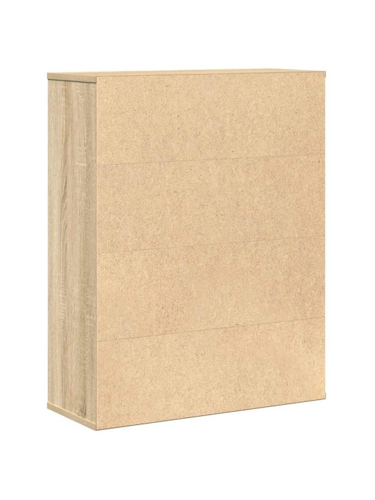 Kirjahylly sonoma oak 60x24x76,5 cm engineered wood