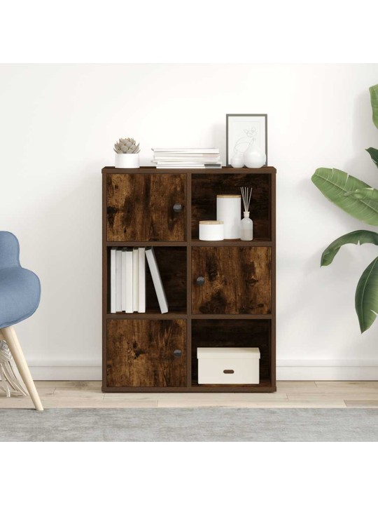 Kirjahylly savutammi 60x24x76,5 cm tekninen puu