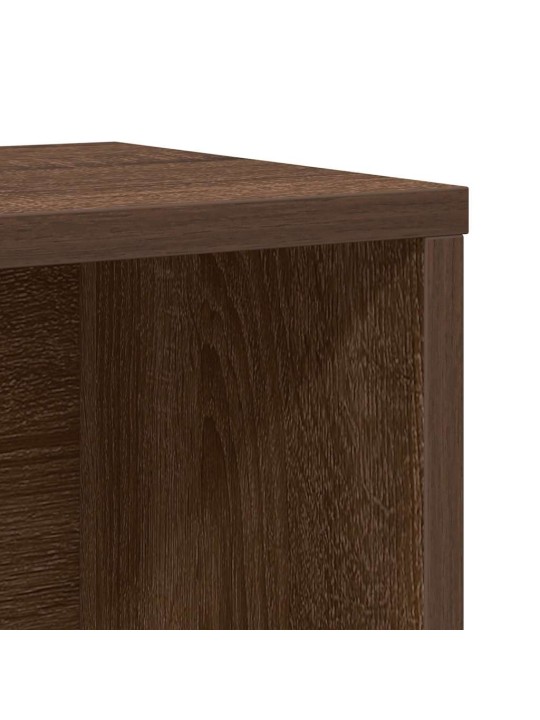 Kirjahylly ruskea tammi 60x24x76,5 cm tekninen puu