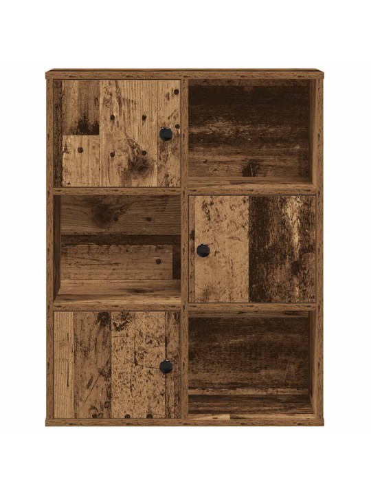Kirjahylly vanha puu 60x24x76,5 cm tekninen puu