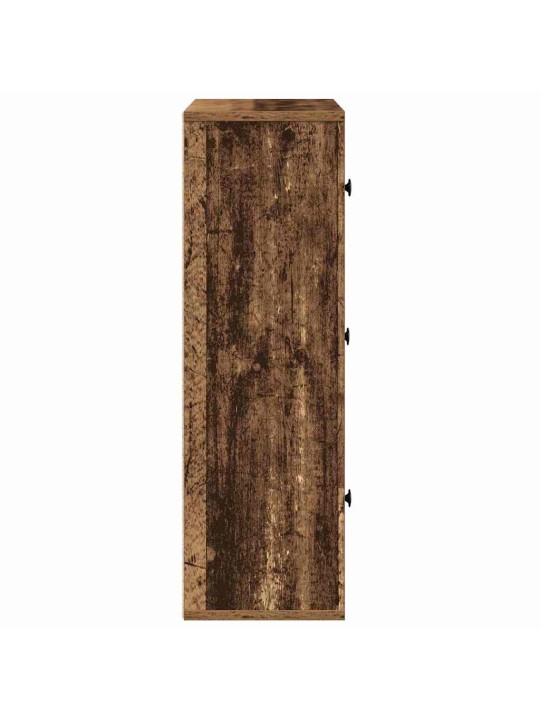 Kirjahylly vanha puu 60x24x76,5 cm tekninen puu