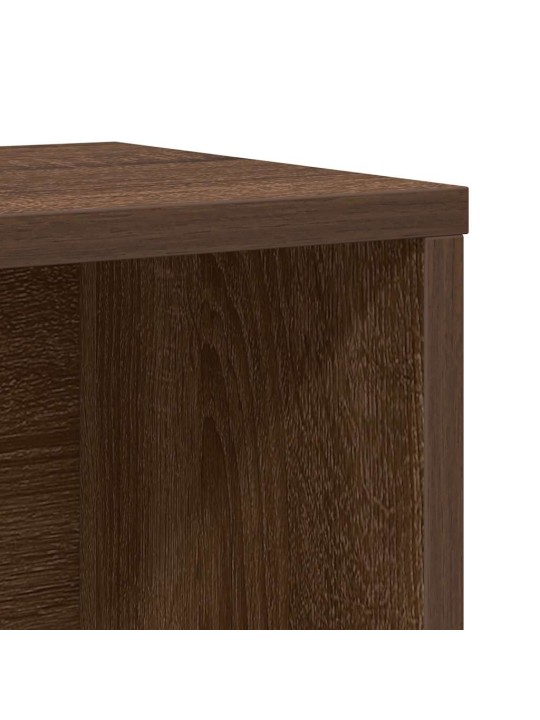 Kirjahylly ruskea tammi 60x24x101,5 cm tekninen puu