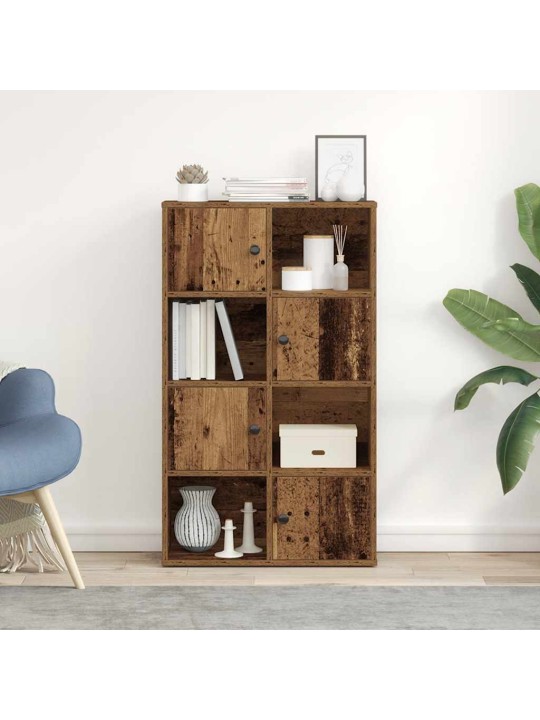 Kirjahylly vanha puu 60x24x101,5 cm tekninen puu