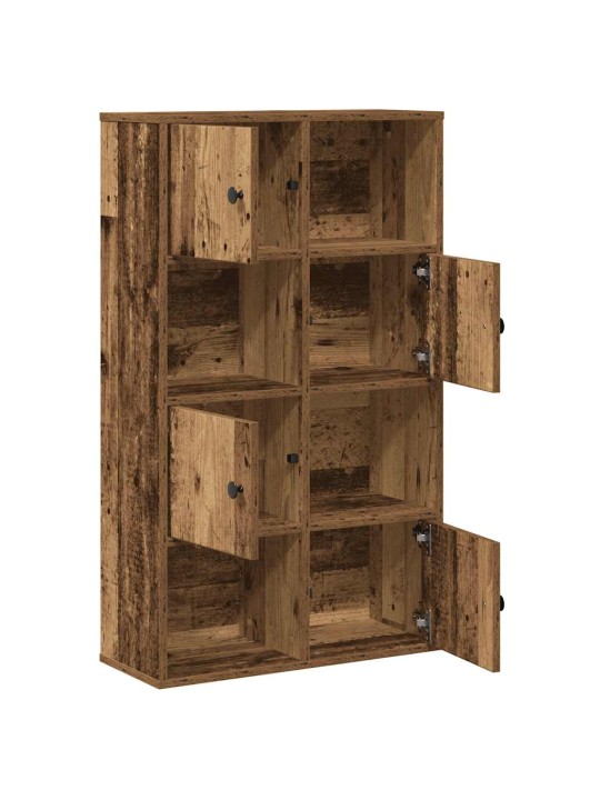 Kirjahylly vanha puu 60x24x101,5 cm tekninen puu